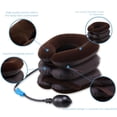 thumbnail image 2 of Greeniant Camilla de cuello Dispositivo de tracción Cervical de aire inflable de 3 capas Alivio del dolor Tractor Masaje Estiramiento Brace Hombro trasero Accesorios para máquinas de ejercicios Greeniant OD007811-00, 2 of 6