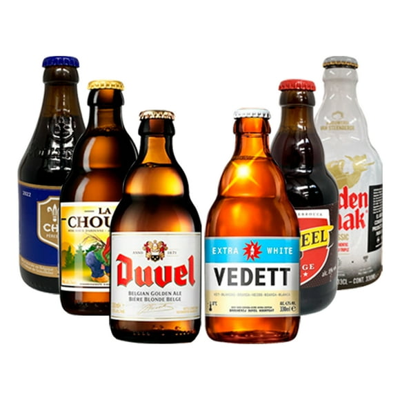 Six Pack Cervezas De Bélgica Premium Chouffe 330 ml