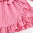 thumbnail image 7 of vigerkar Toddler Girls Dress Kids Ruffles Sleeveless Casual Dresses Little Girls Summer Beach Sundress 2-10Y (Pink, 7-8 Years), 7 of 7