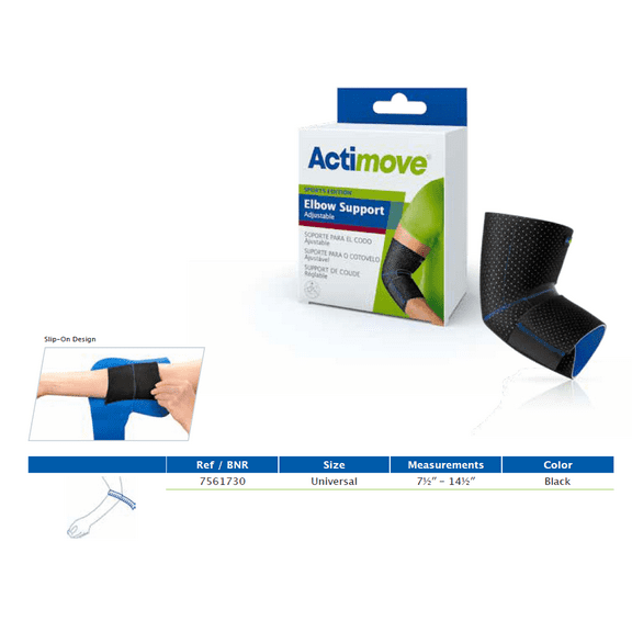 Actimove Elbow Support Adjustable Universal, Black