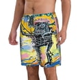 thumbnail image 5 of Jean Michel Basquiat Mens Swim Trunks Quick Dry Board Shorts with Mesh Lining, Breathable Fit Beach Shorts Swimwear Bathing Suits, 5 of 5