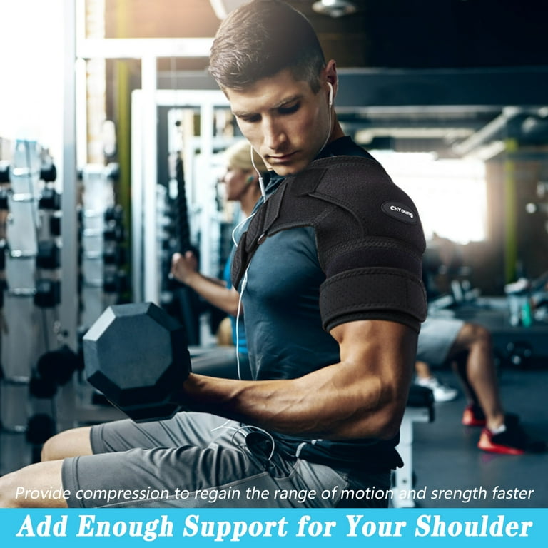 Shoulder Brace for Men Women Copper Infused Immobilizer Support