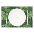 thumbnail image 2 of Leaves Green 12×18 inch Placemats Heat Resistant Washable Foldable Rectangular Placemats Set Decoration Indoor Outdoor for Kitchen Dining Table 1PC, 2 of 8