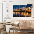 thumbnail image 5 of Elephant Stock Cleveland Downtown Wall Art - Horizontal Multi Panel Canvas - Living Room Wall Decor - Places Multi Panel - Blue And Orange Decor - 65" x 42", 5 of 8