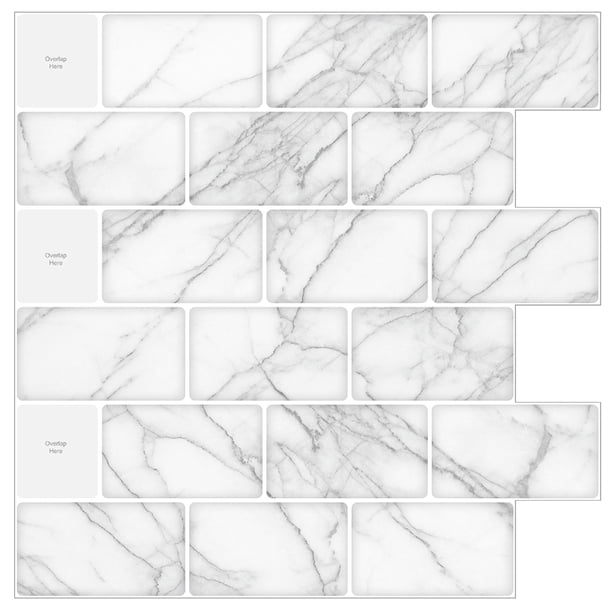 art3d peel and stick backsplash marble