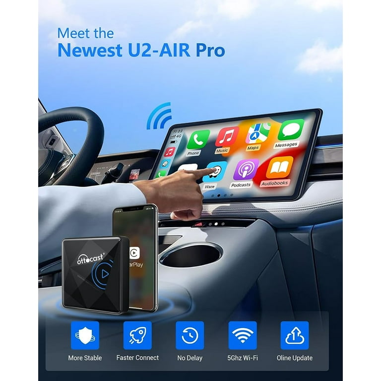 U2AIR Pro Apple CarPlay 接続 Wireless Apple CarPlay in Any Car with OttoCast U2Air Pro