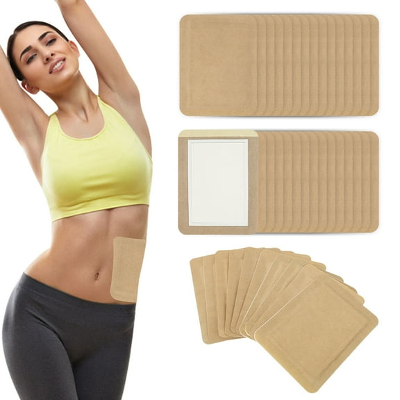 40Pcs Non Woven Fabric Essential Oil Wrap for Waist Back Neck Arm Leak Proof Self Adhesive Oil Pack for Work Sleep Exercise
