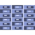 thumbnail image 1 of Ahgly Company Machine Washable Indoor Rectangle Transitional Day Sky Blue Area Rugs, 2' x 4', 1 of 7