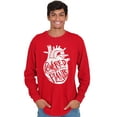 thumbnail image 5 of Powered By Plants Healthy Vegetarian Long Sleeve TShirt Men Women Brisco Brands X, 5 of 5