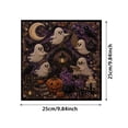 thumbnail image 2 of Halloween Witch Hat Black Cat 3D Pearl Diamond Painting Kit, DIY Special Shaped Diamond Art Canvas, Gothic Pumpkin Diamond Painting for Home Wall Decoration 25x25cm, 2 of 4