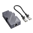 thumbnail image 2 of Ethernet Cord Adapter Kit, ABS Housing POE Injector RJ45 Interface Adapter  for Starlink Dishy V2, 2 of 7