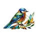 thumbnail image 2 of Fiudx Atrapasol de Colibrí, Diseño de Pájaro Acrílico, Impresionante Reflejo de La Luz Solar, Decoración Única para El Hogar, Uso En Interiores y Exteriores, Regalo Ideal para Amantes de La Naturalez, 2 of 5