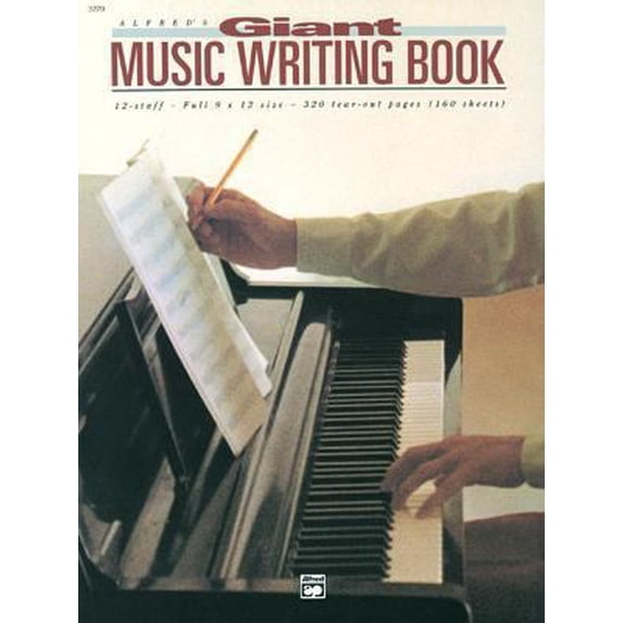Pre-Owned 12 Stave Music Writing Book: Perforated, Perfect-bound (Paperback) 0739016164 9780739016169