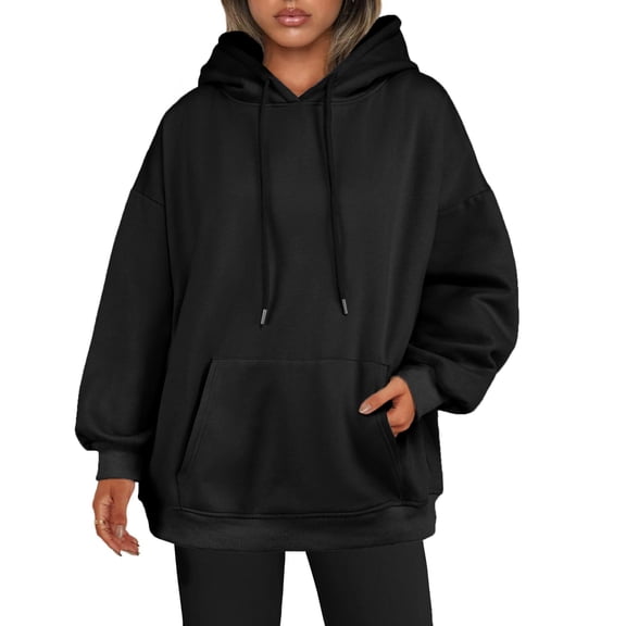 Zeagoo Hoodies for Women Loose Fit Casual Long Sleeve Hoodie Pullover Tops Hooded Sweatshirt Fall Oufits Winter Clothes 2025