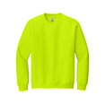 thumbnail image 3 of Gildan High Visibility Safety Sweatshirt - Heavy Blend Fleece Workwear | Hi Vis Safety Green, Long Sleeve Sweater, Size 2XL, 3 of 5