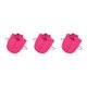 thumbnail image 1 of Jumpingount Mujeres diseño simple cuello falso niñas moda falsa media camisa desmontable solapa decoración accesorio rosa rojo Type1 NO1, 1 of 6