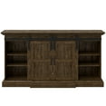 thumbnail image 6 of TwinStar Home Farmhouse TV Stand with Sliding Barn Doors for TVs up to 70", Sawcut Espresso, 6 of 9