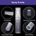thumbnail image 2 of 60 PCS 2ml Refillable Perfume Spray Bottles, Mini Clear Fragrance Bottles, Travel Sprayer, Empty Essential Oil Containers, Fragrance Sample Atomizer, 2 of 8