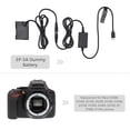 thumbnail image 4 of Batería ficticia Cable USB tipo C PD a acoplador de CC de batería simulada EP-5A EN-EL14 de repuesto para Nikon D5600 D5500 D5100 D5200 D5300 D3200 D3100 D3300 D3400 D3500 DF P7800 P7700 Maboto  Batería ficticia, 4 of 7