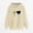 Khaki, variant on Busydd Hoodies for Women Graphic Pullover Hoodie Long Sleeve Drawstring Hooded Sweatshirt Fashion Casual Heart Print Plain Hoodie with Pocket and Hood