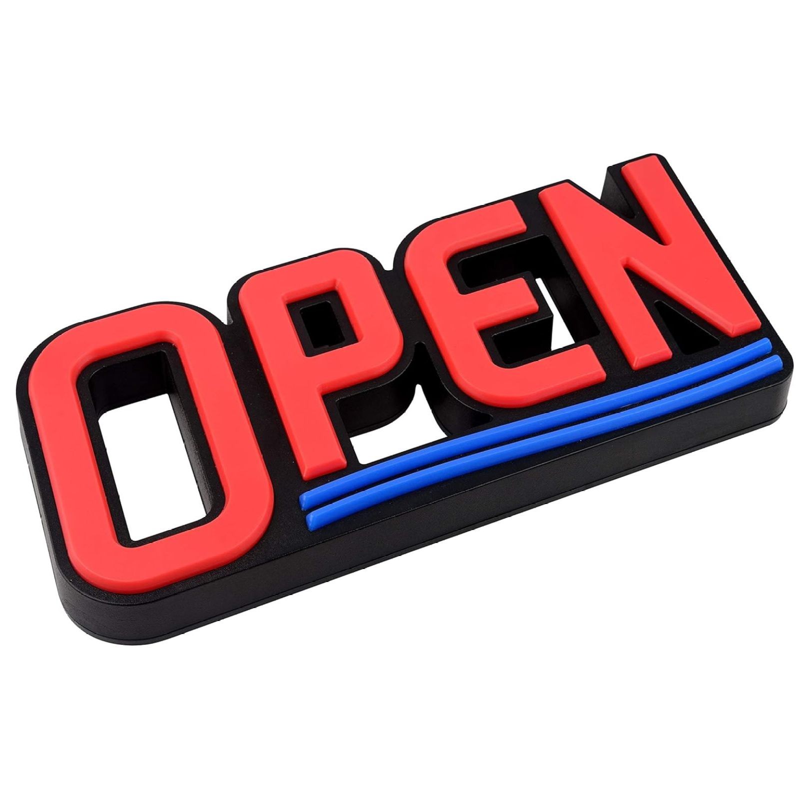 LED Ultra Bright LED Neon Open Sign 17" x 8" Rectangle - Get Your Business Seen Day or Night­