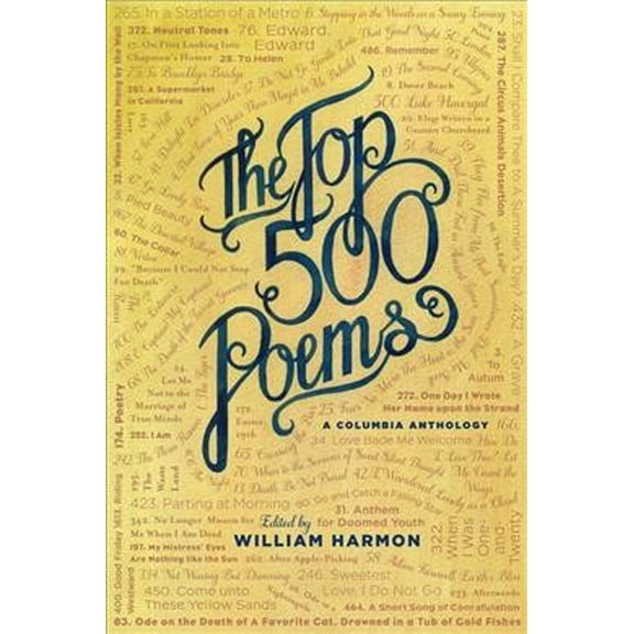 Pre-Owned The Top 500 Poems (Columbia Anthologies) Paperback