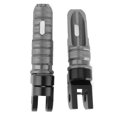 thumbnail image 2 of Pair of Front Foot Pegs Pedals Motorcycle Modification Fit for Honda CB125R CB300R CB1300SF CB600FTitanium, 2 of 5
