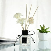Apmemiss Clearance Refillable Clear Round Glass Diffuser Bottles Diffuser Jars Containers Fragrance Accessories Use for DIY Replacement Reed Diffuser Sticks Sets Essential Oils Crafts Decor