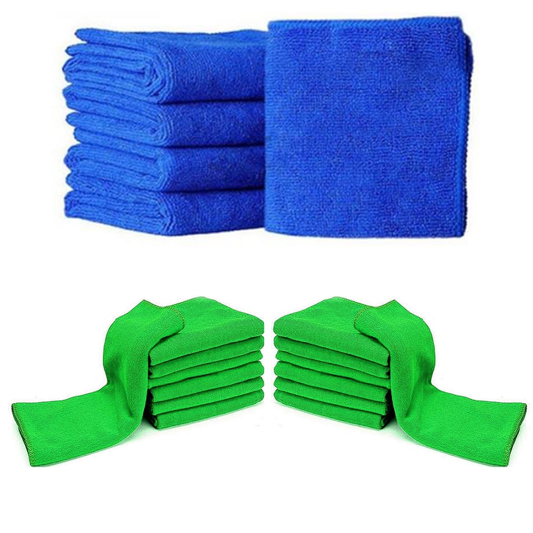 5pcs/Lot Square Microfiber Face Hand Car Cloth Towel House Cleaning 25*25cm 