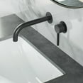 thumbnail image 4 of Ivy Single-Handle, Wall-Mount, Bathroom Faucet in Matte Black, 4 of 11