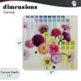 thumbnail image 4 of Stupell Industries Modern Color Chart Pastel Bloom Study Canvas Art, 17 x 17, by Shirley Novak, 4 of 8