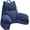 Navy Blue, variant on Reading Pillow for Bed with High Arm Rests ,Back Support Pillow for Sitting Up in Bed with Shredded Memory Foam for Reading, TV, Gaming or Relaxing on Floor（Charcoal Gray, Large）