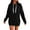A-Black, variant on Puliio Womens Zip Up Hoodie Pure Color Long Sleeve Soft Cozy Pullover Casual Sweatshirt With Pocket Outdoor Fall Winter Comfort Hooded Sweartshirts Tops