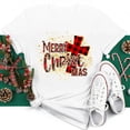 thumbnail image 1 of Camiseta con estampado de árbol de Navidad para mujer, ropa juvenil, Tops, 2023, 1 of 5