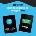 thumbnail image 5 of Text Or Drink: Adult Drinking Game - Perfect for gifts, parties, pre games & more!, 5 of 6