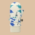 thumbnail image 4 of Toddler Winter Mittens Kids Winter Ski Mittens Printed Thermal Lined Quick Drying Handwear Durable Cold Weather Outdoor Sports Gloves for Boys and Girls Girls Mittens White 4 Years-8 Years, 4 of 6