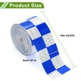 thumbnail image 4 of Unique Bargains Universal Reflective Tape Safety Warning Tape Reflector Conspicuity Tape for Trailer Trucks Bike Blue White 33ft x 2", 4 of 6