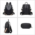 thumbnail image 4 of Women Backpack Purse Leather Shoulder Bag Fashion Satchel Bags Convertible Backpack Zipper Travel Rucksack, 4 of 7