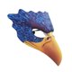 thumbnail image 2 of Cubierta de cara de Halloween, nariz larga, pico de pájaro, cubierta de boca de media cara, accesorios de disfraces de Halloween para fiesta de disfraces (azul), 2 of 5