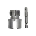 thumbnail image 1 of PVC Pipe Threader Set with Dual Dies for Internal & External Threading, 1/2 to 1 3/4 Pipe Sizes, Iron Construction, Home Improvement Plumbing Tool, 1 of 8