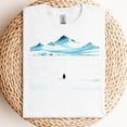 thumbnail image 3 of But Why Penguin Shirt – Minimalist Penguin Graphic Tee, 3 of 5
