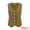 Brown, variant on DARING DIVA Women's Tweed Blazer Vest V Neck Casual Business Waistcoat S Black