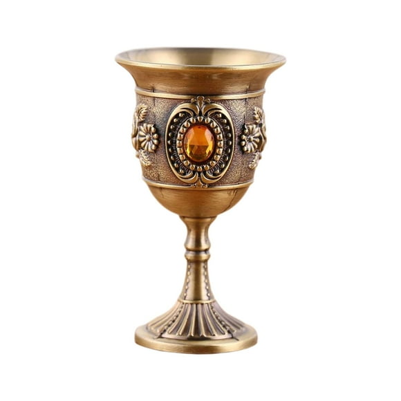 Copas de 0,68 perfecl Copas para Beber Vajilla de Degustación Grabadas Naranja Bronce