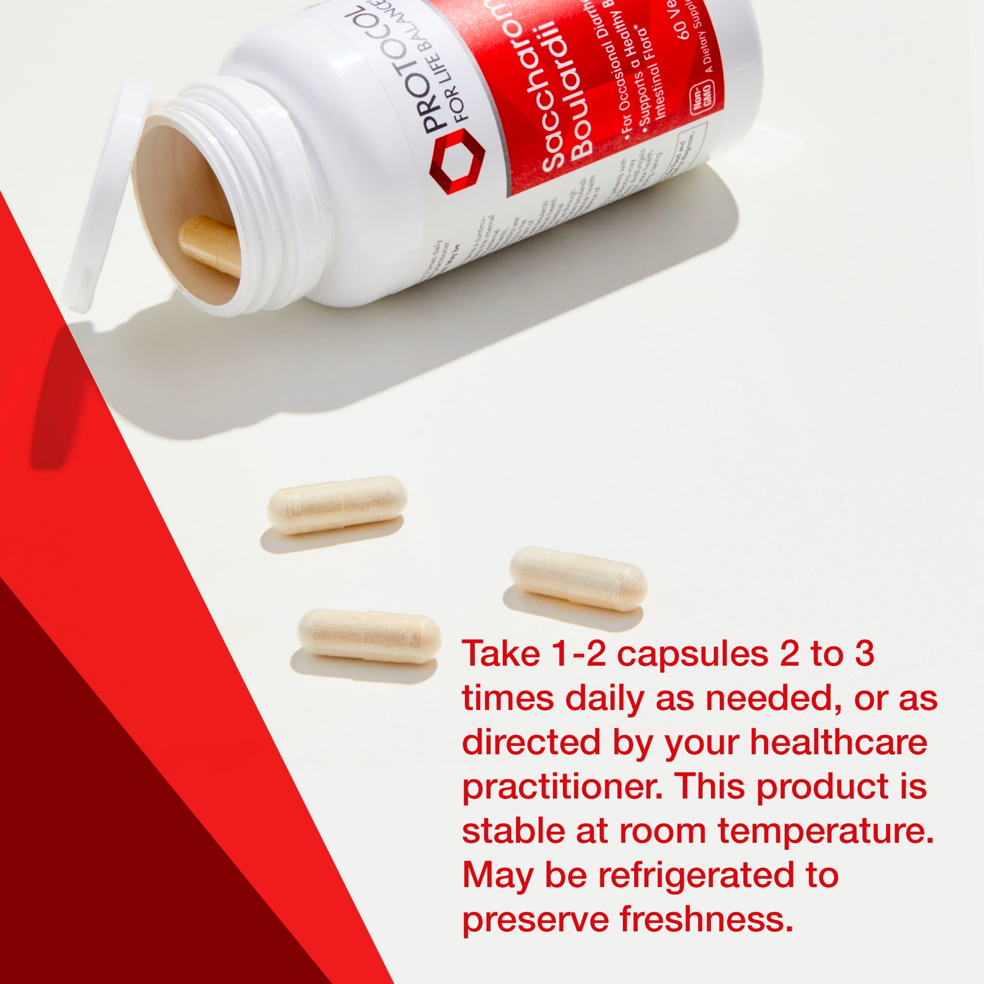 Protocol for Life Balance Saccharomyces Boulardii Probiotics - 60 Veg Caps