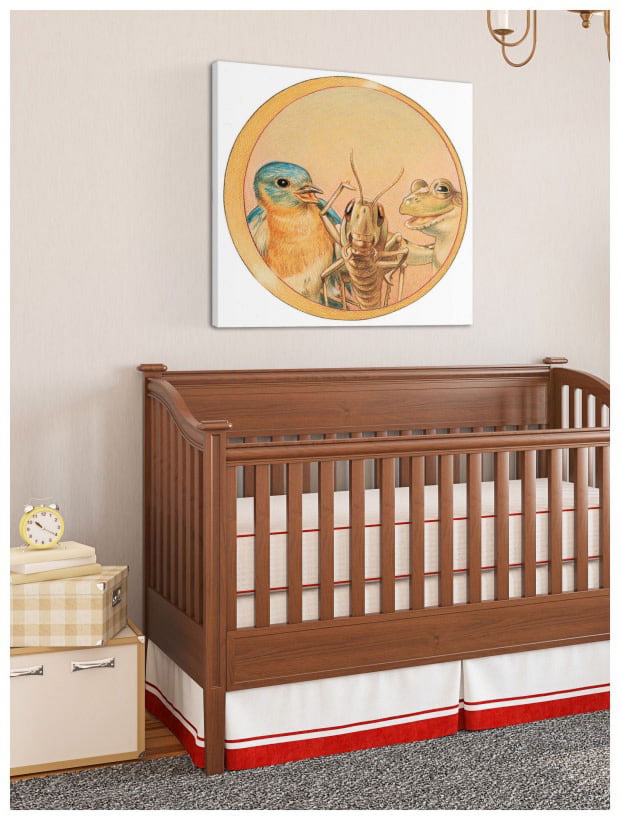 Marmont Hill "Bird, Cricket and Frog II" by Curtis Painting Print on Canvas