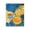 Blue Yellow Tea Party, variant on Stupell Industries French Country Tea with Orange Tulips Black Floating Frame Canvas Art, 17 x 21, by Mardell Schuster