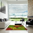thumbnail image 6 of Ahgly Company Indoor Square Patterned Tomato Sauce Red Area Rugs, 5' Square, 6 of 6