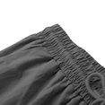 thumbnail image 7 of zbxnLI Plus Size Shorts for Women Cotton Linen Shorts with Pockets Women's Summer Wide Leg Casual Shorts, 7 of 7