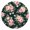 Pioneer Flower Floral-1, variant on Pioneer Flower Floral Print Pattern Round Fitted Tablecloth with Elastic Edge,Dining Table Cover Waterproof,Outdoor Round Tablecloth for Camping,Dining,Indoor and Outdoor
