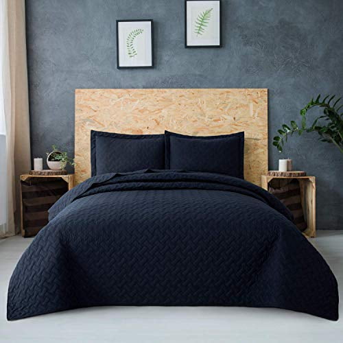 navy blue bedspread full